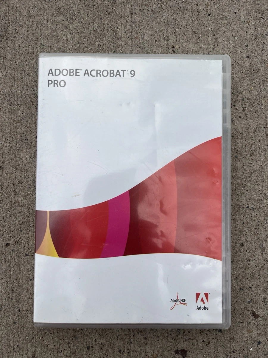 adobe acrobat 9 pro products for sale | eBay
