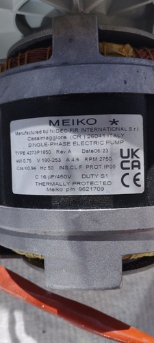 Meiko 9621709 Typ. 4273P1850 Waschpumpe. Geschirrspülmaschine