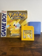 POKEMON YELLOW NINTENDO GAME BOY VIDEO GAME IN BOX NO MANUAL