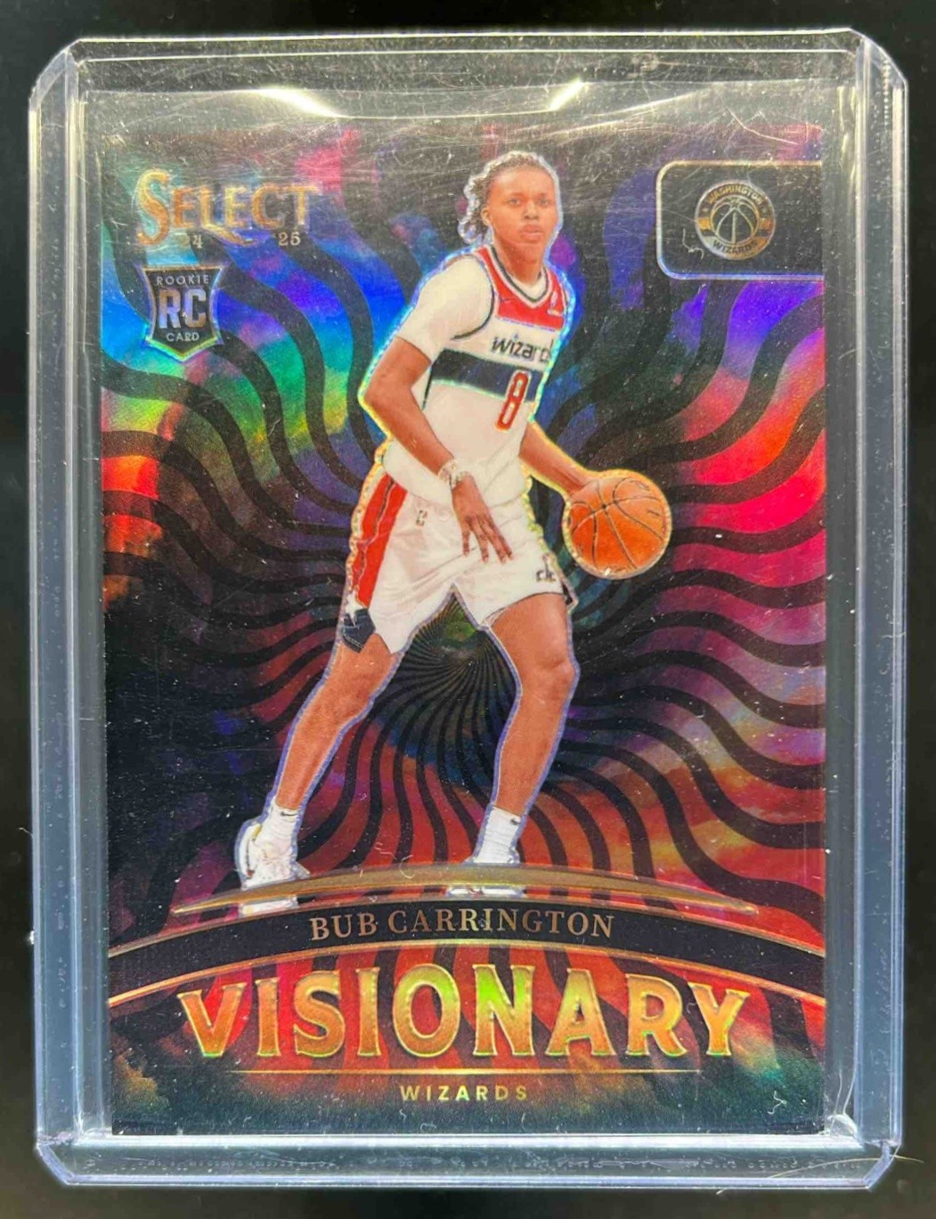 2024-25 Select Bub Carrington Visionary RC Rookie #4 Wizards