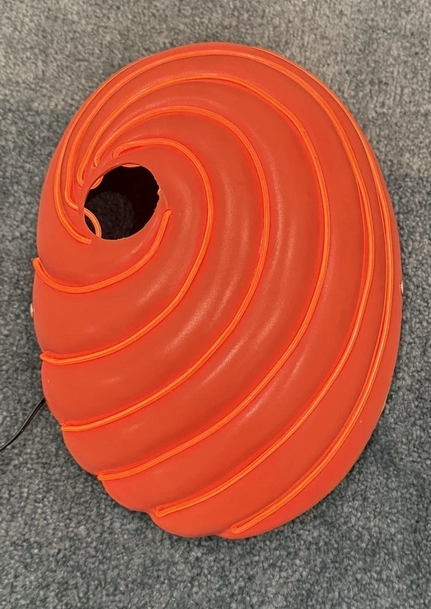 Maske LED leuchtend Halloween Obito Uchiha Halloween Fasching, Kinder 8-12 Jahre - Bild 3 von 4