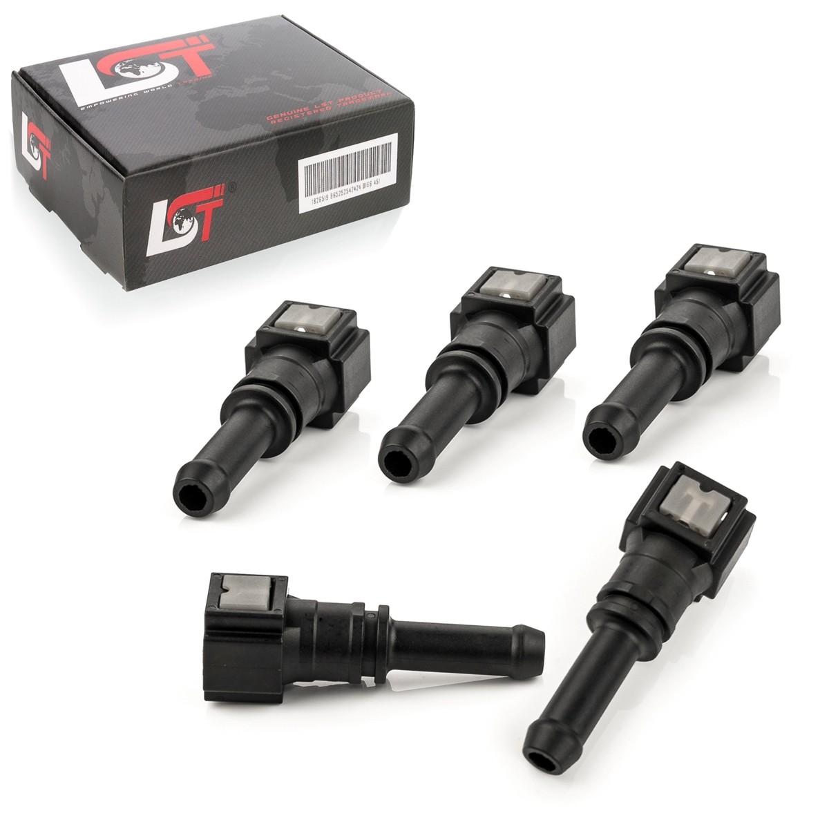 5x Quick Release Fuel Line Coupling Straight 6.3x8mm for OPEL Cars