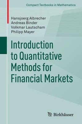 Introduction To Quantitative Methods For Financial Markets