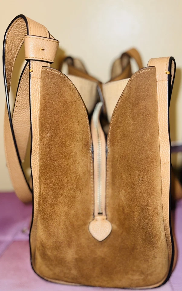 Bolso de hombro grande Kate Spade Knott de cuero granulado y gamuza - Bungalow Foto 4 de 4