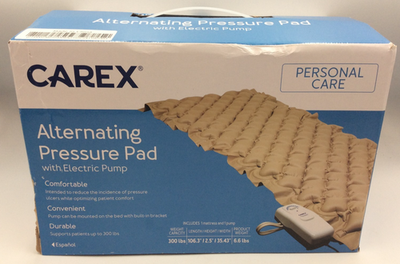 #ad Carex Alternating Pressure Pad With Electric Pump Weight Capacity 300lbs NEW $34.95