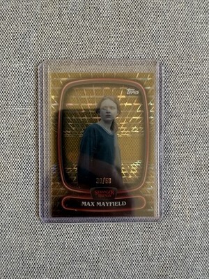 2025 Tipps Stranger Things High Tek Max Mayfield Gold /50