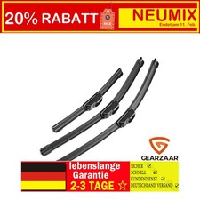 Scheibenwischer Wischerblätter Satz passt für VW Lupo 1998-2003 3PCS 3x Schwarz