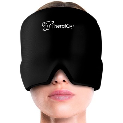 TheraICE Migraine Relief Cap Cooling Gel Head Wrap Ice Pack Mask