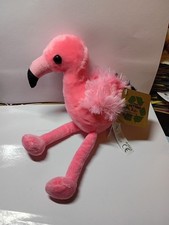 Pink Flamingo Plush Vintage The Petting Zoo 1994 Stuffed Animal 12 inch