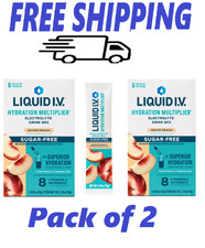 Liquid I.V. Hydration Multiplier Electrolyte Drink Mix White Peach 12 packets