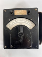 Vintage Westinghouse PX5 DC Voltmeter Gauge 0-150 Volts Black Bakelite Case