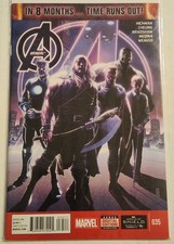 Avengers #35 1st Cover/2nd Cameo Superior Iron Man, 1st Cover Sam Wilson Cap.