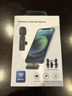 BNIB Wireless Lavalier Microphone – Dual Mic System for USB-C (Iphone/Android)