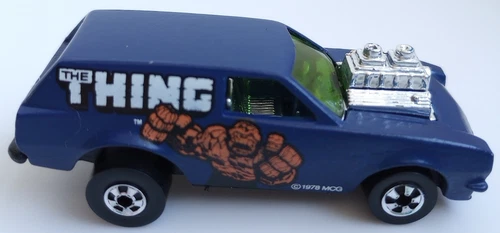 Hot Wheels 1975 The Thing Blue Poison Pinto Blackwall Vintage Van Marvel Heroes