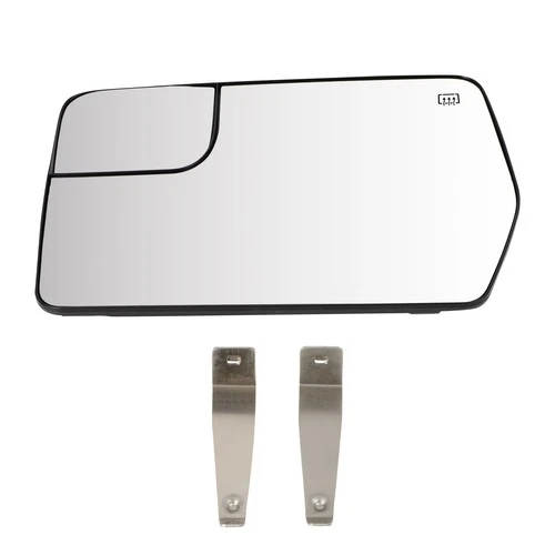 Driver Side Heated Mirror Glass For 2011 2012 2013 2014 Ford F-150 Left