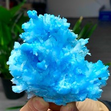 Cristallo di pietra 171G struttura blu naturale,eteropolare di aragonite blu cinese