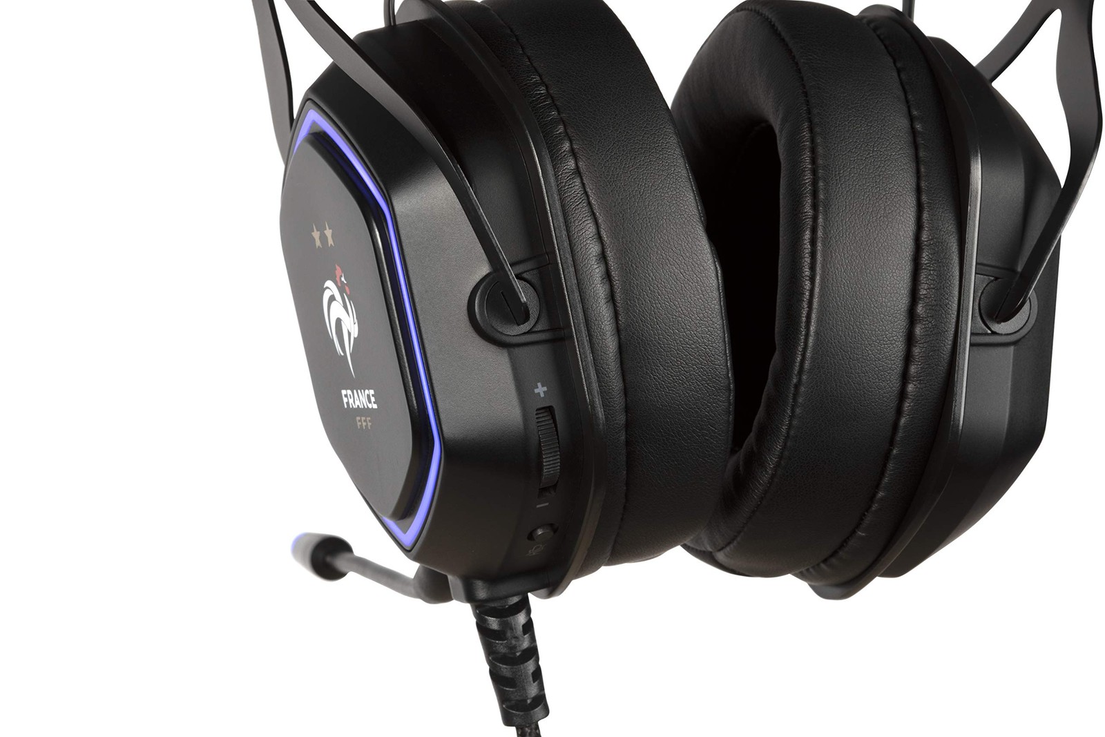 Casque gaming 7.1 virtuel FFF Hexagone avec micro antibruit passif et télécommande sur câble