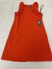 Vince Camuto Poppy Ruffle Shift Dress Women's size