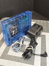 Iomega Zip 100 External Drive Z100USB Blue Clear - Not Fully Tested - As Shown