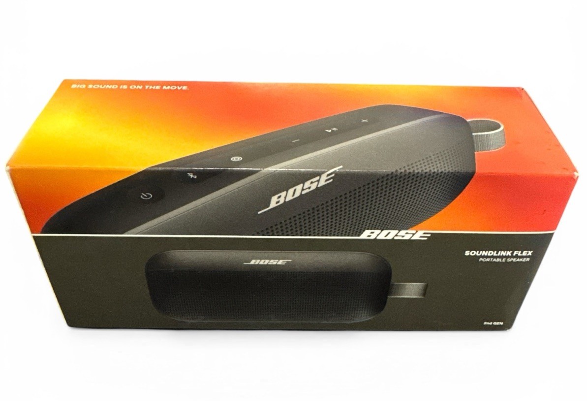 Bose - SoundLink Flex (2nd Gen) Black Portable Bluetooth Speaker