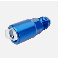 Russell 6AN Male x 5/16' SAE Quick-Disconnect Female Blue Fitting 640860