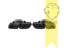 Edelstahl Endrohre Auspuff Blende Auspuffblenden f&uuml;r Mercedes Benz X167 V167 sch