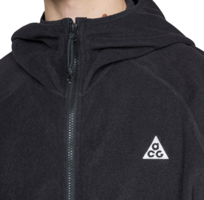 Nike ACG Wolf Tree Polartec Full-Zip Hoodie HJ2460 010 Men's SMALL