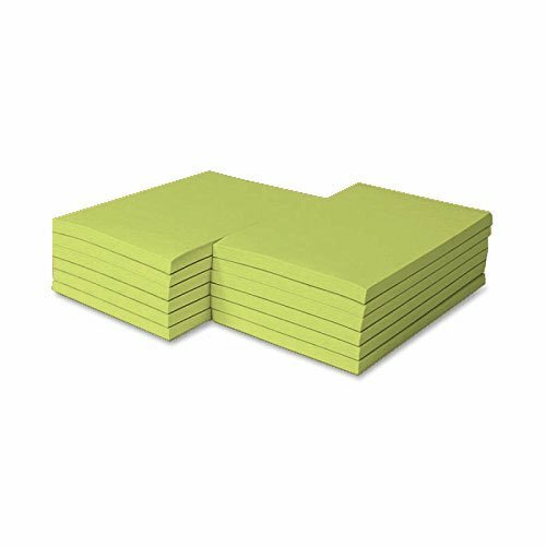 4 x 6" Ultra Lime Colored Memo Note Pads – 5 Pads per Pack, 100 Sheets per Pad - Bild 1 von 1