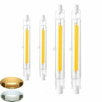 R7S LED Bulb COB 118mm 78mm 15W 30W Halogen Tube Glas  Ersetzen Lampe Warmweiß - Bild 1 von 4