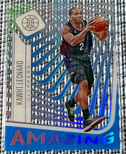 2020-21 Illusions Kawhi Leonard Blue Sapphire Amazing #18 Clippers Basketball