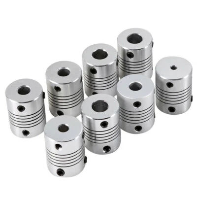 MARKENLOS Wellenkupplung flexibel 4/5/6/6.35/8/10mm Modellbau Shaft Coupler für 3D Drucker