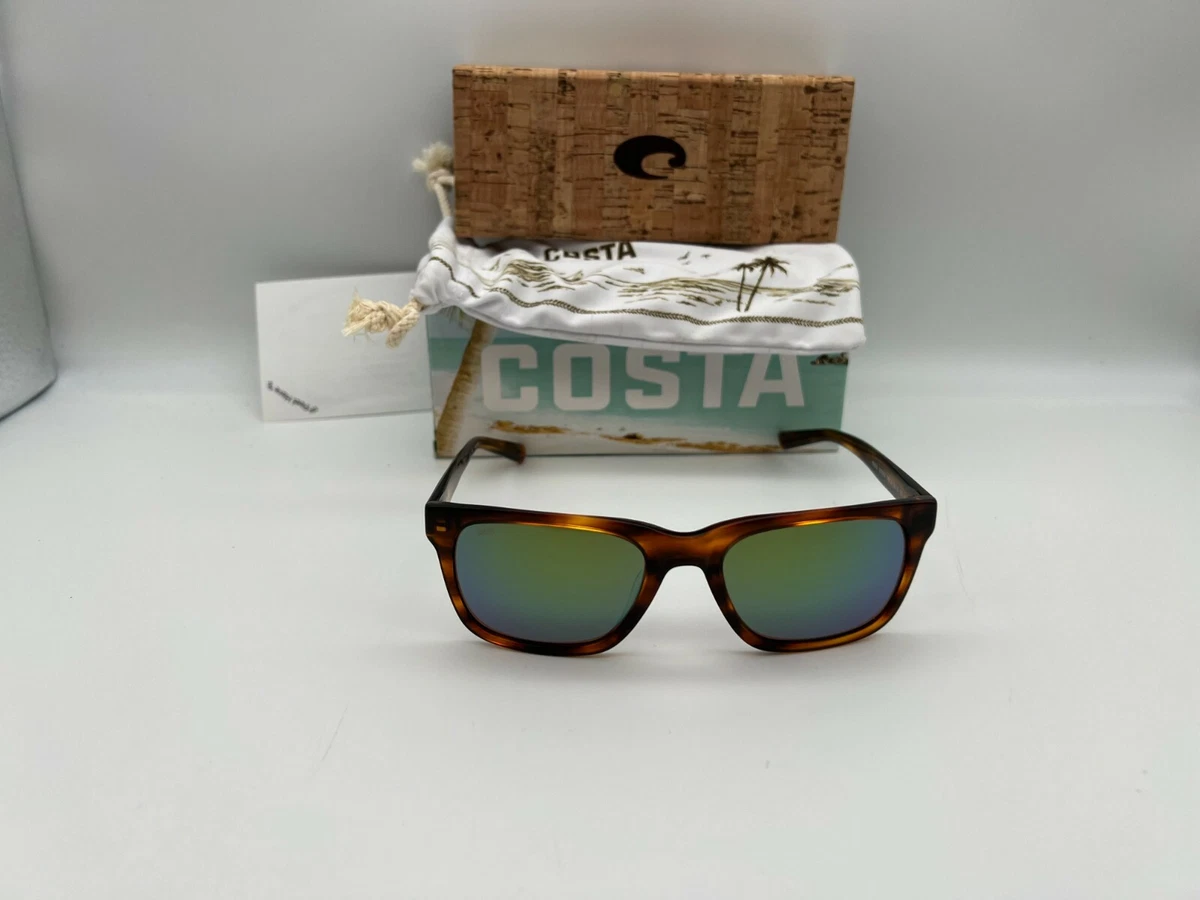 NEW Costa Del Mar TYBEE Polarized Sunglasses Tortoise Green