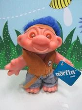 1986 HIPPY - 5" DAM Troll Doll - NEW WITH HANG TAG - NEW STORE STOCK - RARE