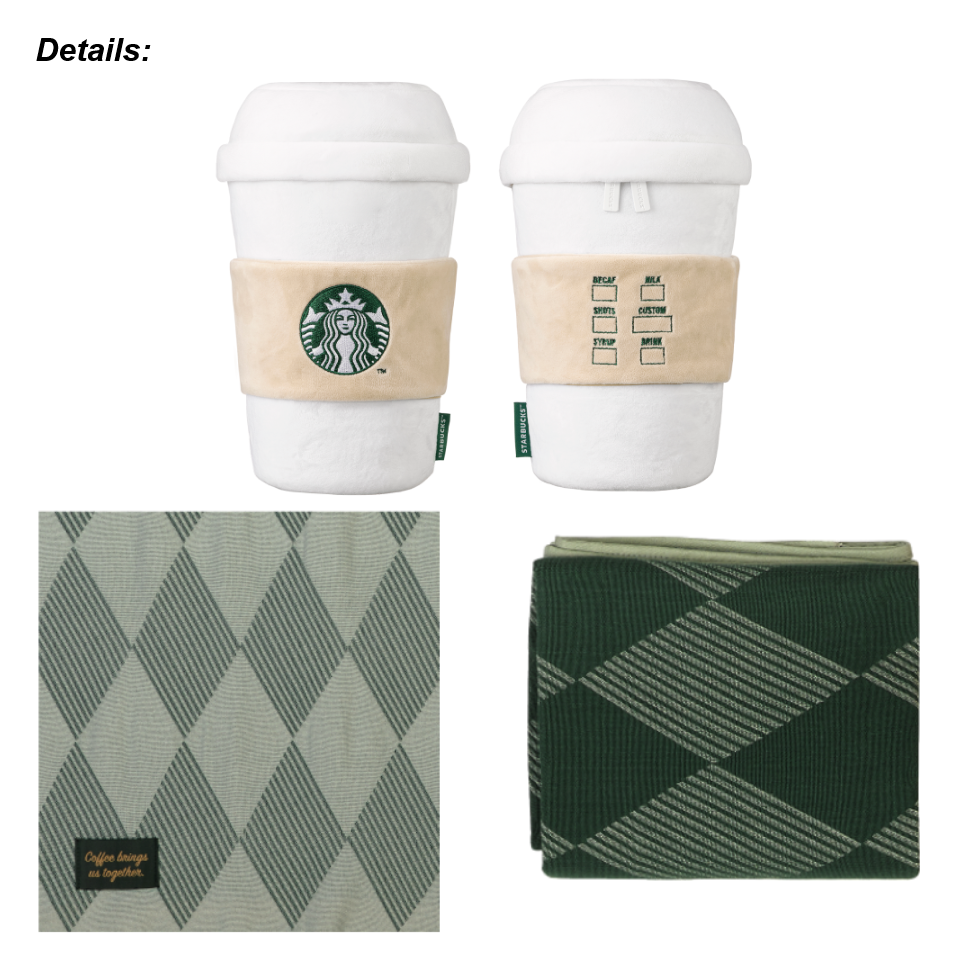 Starbucks KOREA 2023 23 Autumn Mat Pouch Blanket | eBay