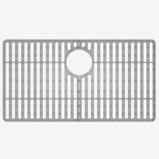 Vigo VGSG2815 15" L x 28" W Silicone Basin Rack - Grey