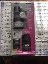 Toilet Tank Repair Kit Aqua Plumb Fits 9 to 13 inch sizes New in package