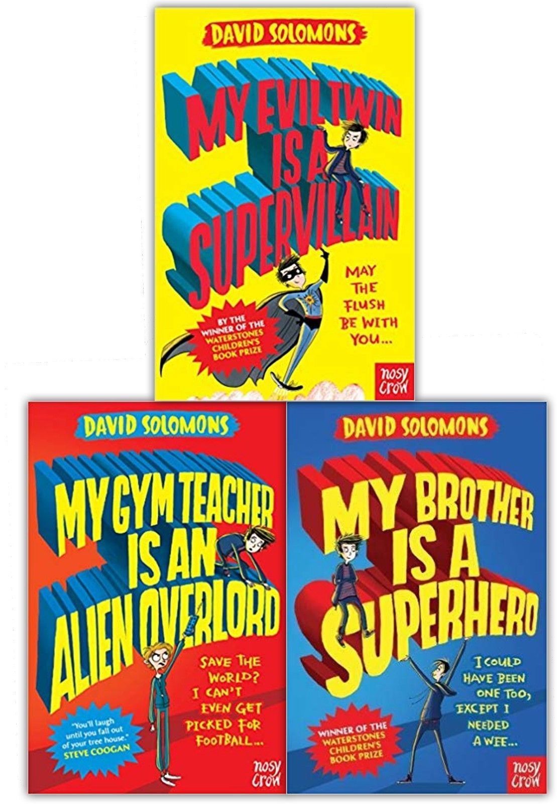 My Brother Is A Superhero Series Collection David Solomons 3 Books Set  Supervil