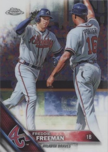Freddie Freeman 2015 Topps Chrome Orange Refractor /25 PSA 10