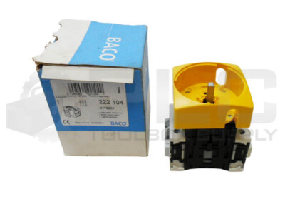 NEW BACO 222 104 DISCONNECT SWITCH 6920VAC 50A 0172201 **READ** | eBay