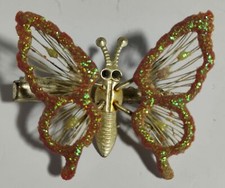 Vintage Sparkling Butterfly Hair Clip