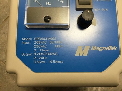 MAGNETEK GPD403-A003 GPD403A003 GPD403-A003-00 3 HP 3PH - Picture 4 of 5