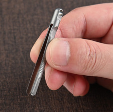 EDC Small Titanium Alloy Tweezer Outdoor Portable Tweezer 59mm/ 2.32 inch