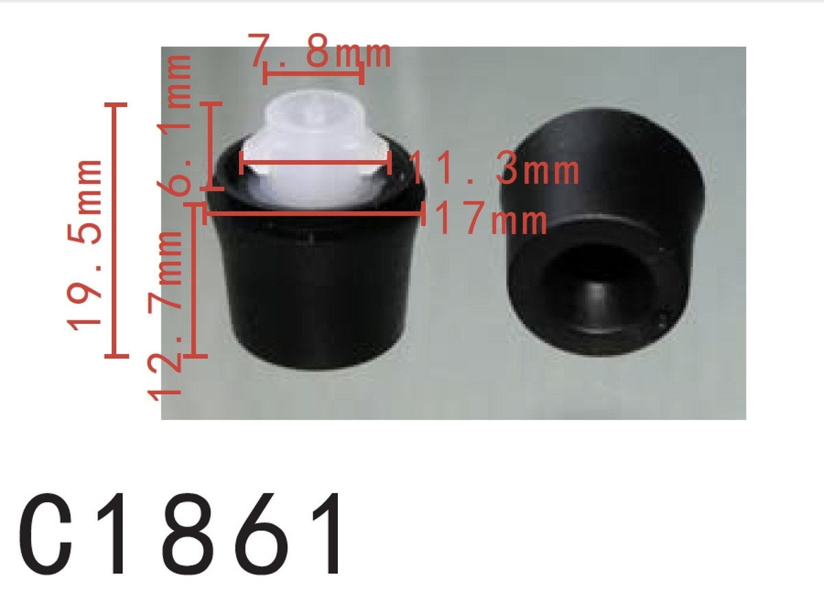 20pcs Front Door Rubber Bumper Cushion For Toyota 90541-09069
