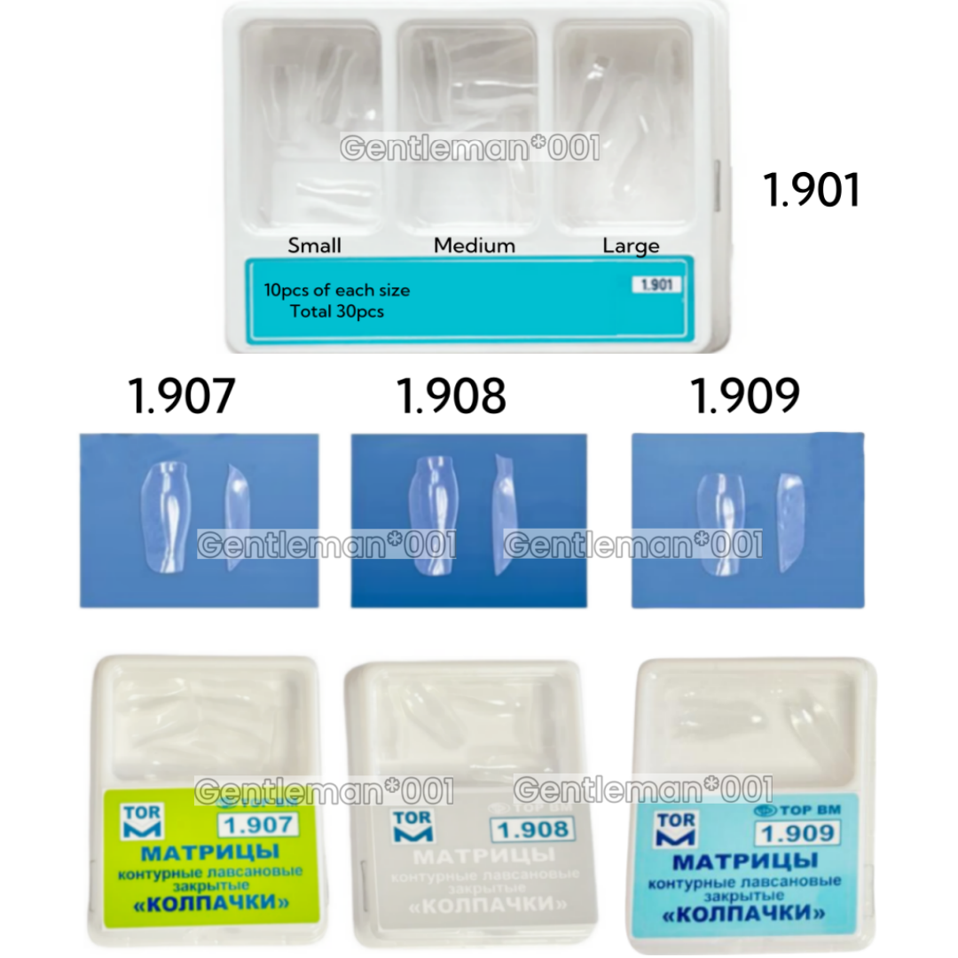 MATRIX　マトリックス　アイライナー　ホワイトコントロール　まとめ売り TOR VM 4Size Dental Clear Matrix Matrice Anterior Matrices BT Fit