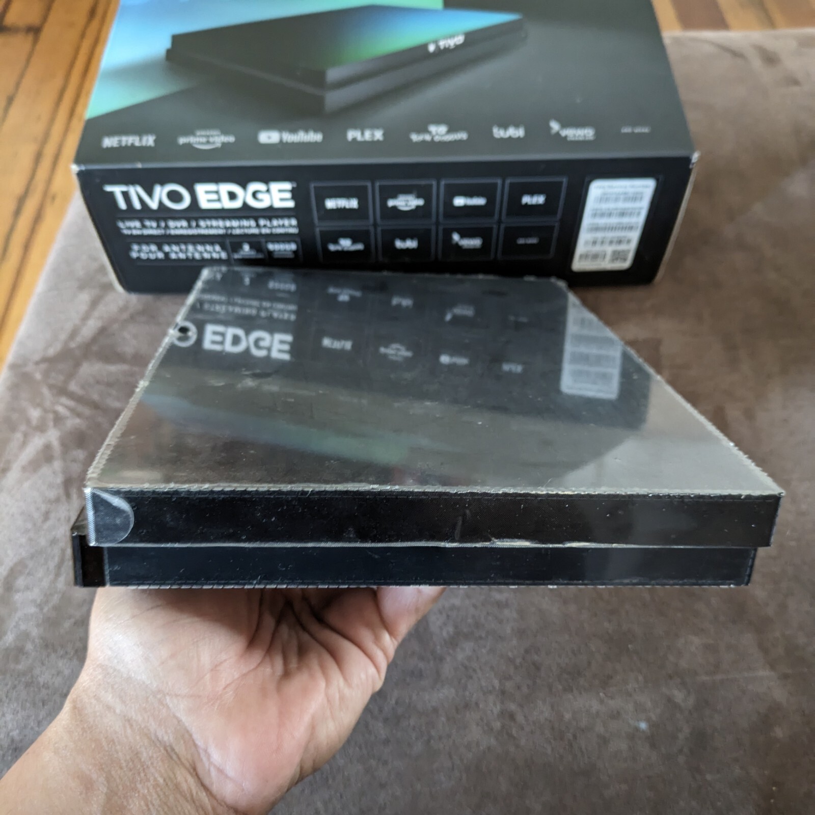 Hard to Find Tivo Edge OTA Antenna Lifetime 2 Tuner 500GB DVR Lux