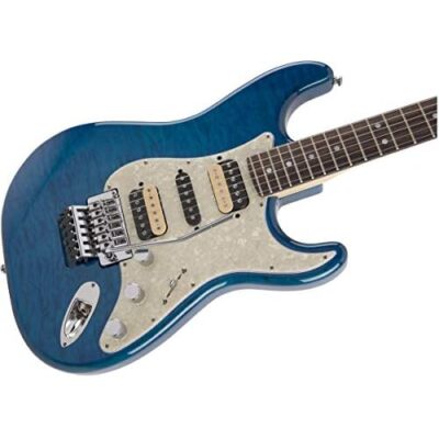 値下げ中♪Michiya Haruhata Stratocaster Fender Michiya Haruhata Stratocaster Caribbean Blue Trans