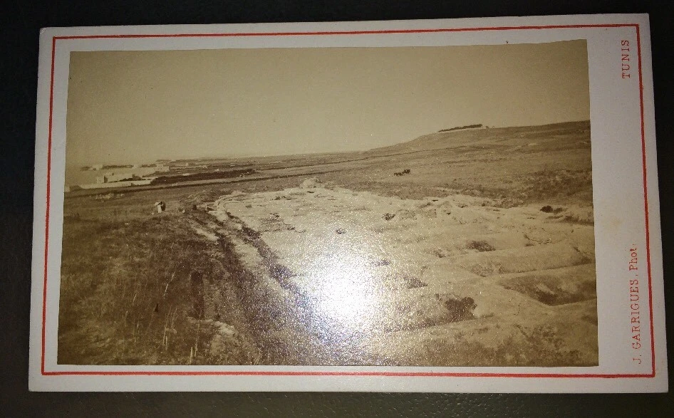 Tunisie, Le Bey vintage albumen print Tirage albuminé 12x16