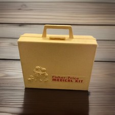 VTG 1977 Fisher Price Medical kit Doctor Nurse Kit Toy Pretend Play Not Complete