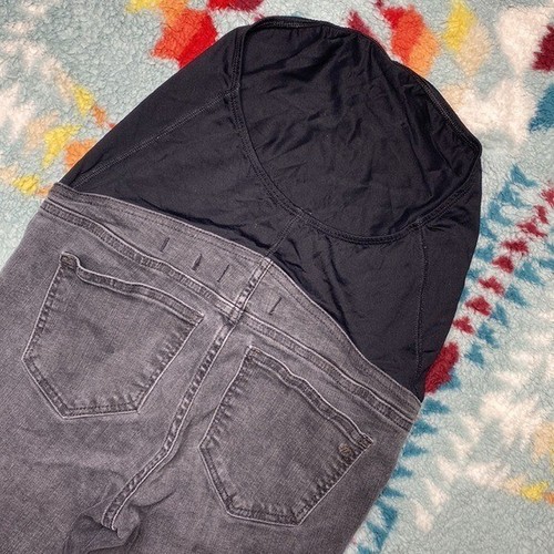 Madewell maternity skinny distressed gray jeans 25 - Picture 7 of 7