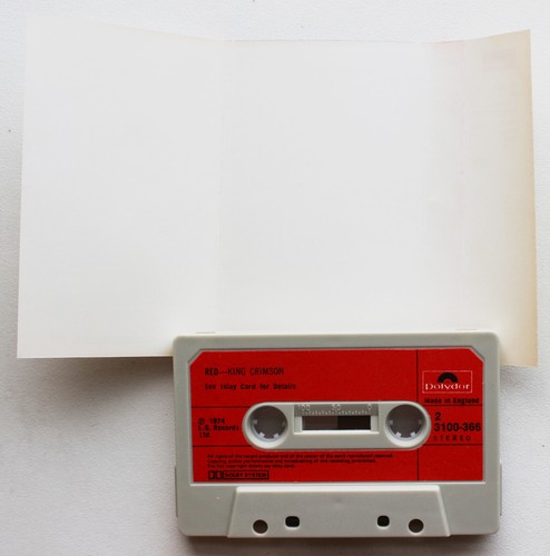 KING CRIMSON - RED (POLYDOR 3100-366) 1970s UK CASSETTE TAPE REISSUE - Picture 3 of 3